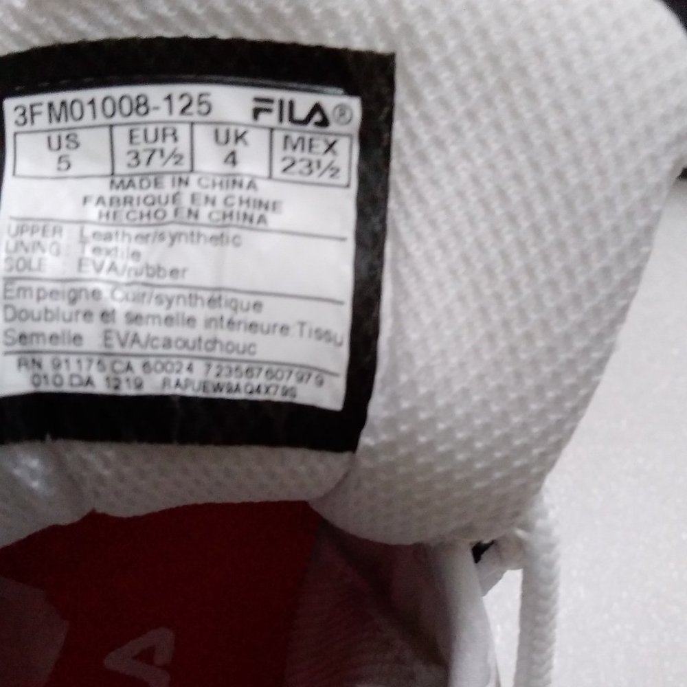 FILA RAY KID´S SHOES SIZE 5 - Picture 9 of 12